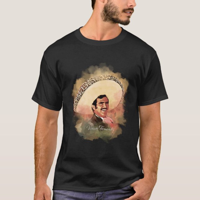 Vicente Fernandez Artwork T-Shirt (Front)