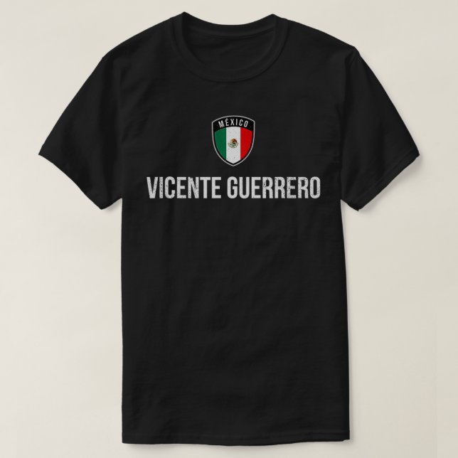 Vicente Guerrero Pride Tlacala Roots  T-Shirt (Design Front)