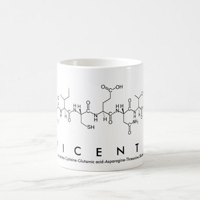 Vicente peptide name mug (Center)