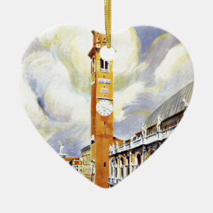 Vicenza Italy Basilica Palladiana Ceramic Tree Decoration