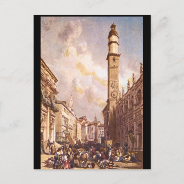 Vicenza', James Duffield Harding_Engravings Postcard (Front)
