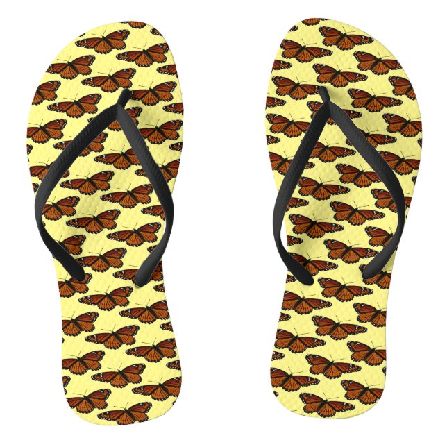 Viceroy Butterfly Beautiful Nature Photography Flip Flops (Footbed)