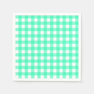 Vichy Blue Turquoise Napkin