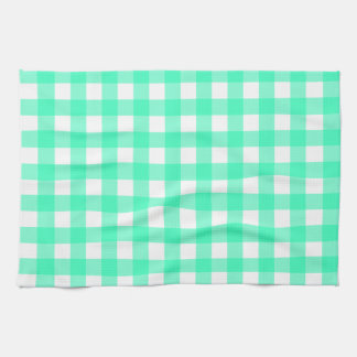 Vichy Blue Turquoise Tea Towel