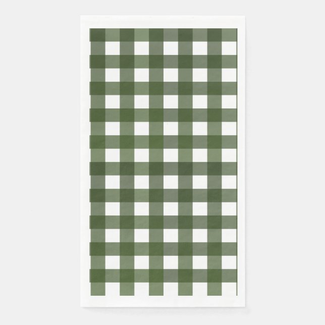 Vichy Green of Alsace Napkin (Front)