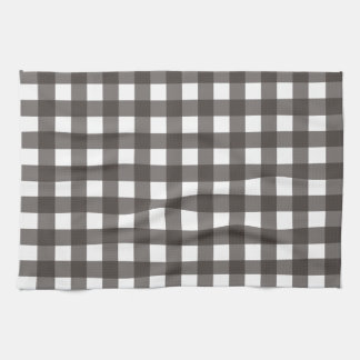 Vichy Gris anthracite Tea Towel