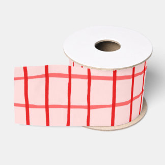 Vichy Karo Ribbon Handmade Art Grosgrain Ribbon