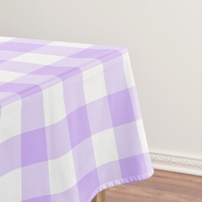Vichy Lavande Tablecloth (In Situ)