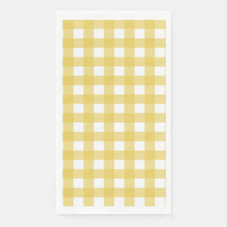 Vichy Light Yellow Napkin