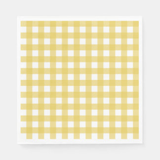 Vichy Light Yellow Napkin