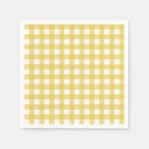 Vichy Light Yellow Napkin