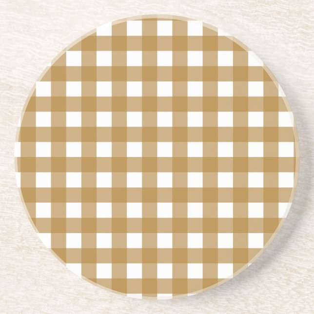 Vichy Sienne Coaster (Front)