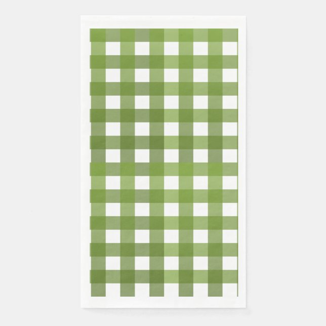Vichy Vert Napkin (Front)