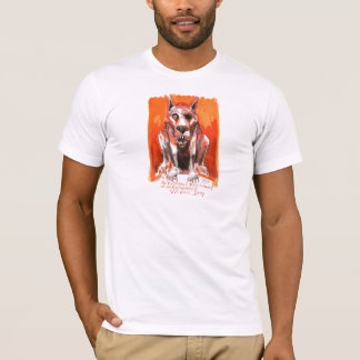 Vicious Dog by Ian Miller T-Shirt
