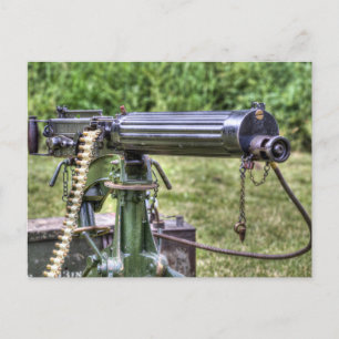 Vickers Machine Gun Postcard