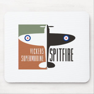 vickers supermarine spitfire mouse mat