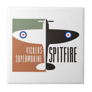 vickers supermarine spitfire tile