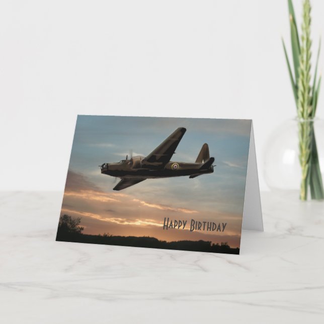 Vickers Wellington bomber Card (Front)