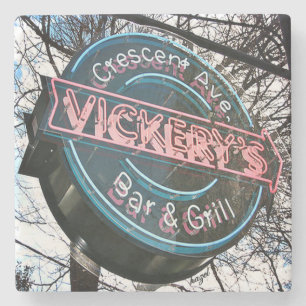 Vickery's Bar, Vickery's Atlanta, Vickery's  Stone Coaster