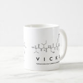 Vicki peptide name mug (Front Right)