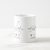 Vicki peptide name mug (Center)