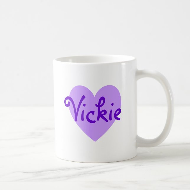 Vickie in Purple Coffee Mug (Right)