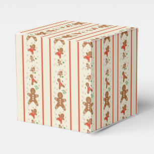 Vickie’s Gingerbread Parade-Cream Favour Box