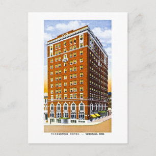 Vicksburg Hotel, Vicksburg, Mississippi Postcard