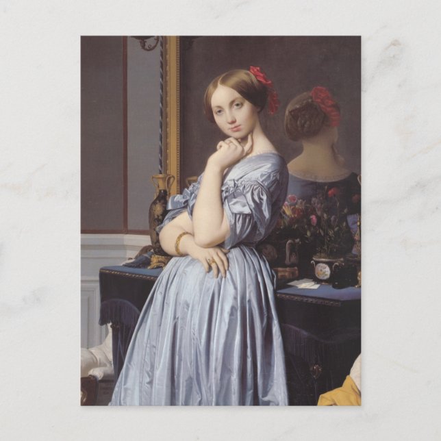 Vicomtess othenin Dhaussonville fine art portrait Postcard (Front)