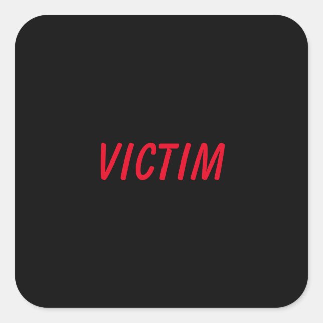 Victim sticker (Front)