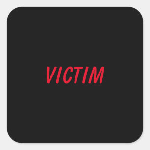 Victim sticker