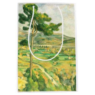 Victoire and the Viaduct Paul Cezanne Medium Gift Bag