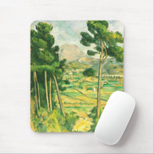 Victoire and the Viaduct Paul Cezanne Mouse Mat