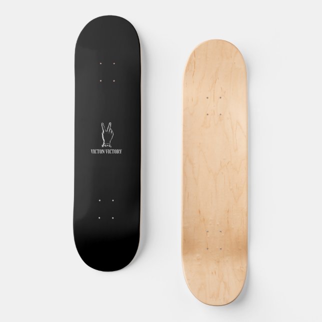 Victon Victory V-Sign Logo Skateboard (Front)