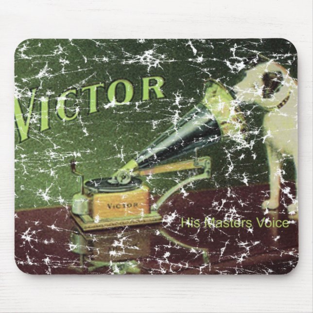 Victor 1899- distressed mouse mat (Front)