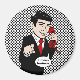 Victor Crushmore Means Business Magnet