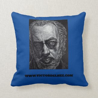 Victor Delhez cushion V1 (dark blue)