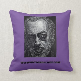 Victor Delhez cushion V1 (purple)