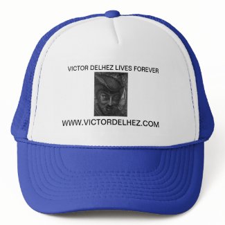 Victor Delhez Lives Forever (Multicolor) Trucker Hat