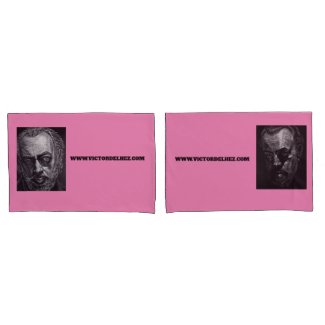 Victor Delhez pillowcases V1 (pink)
