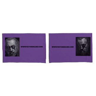 Victor Delhez pillowcases V1 (purple)