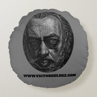 Victor Delhez round cushion V1 (gray)