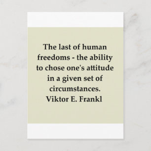victor frankl quote postcard