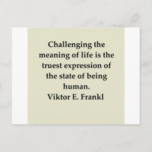 victor frankl quote postcard