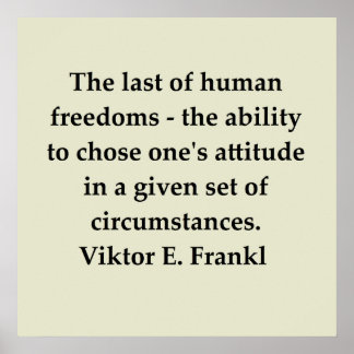 victor frankl quote poster