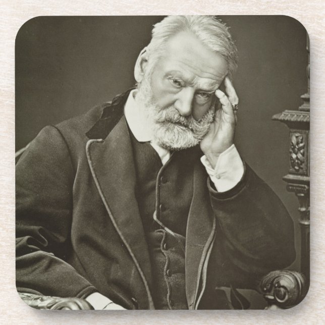 Victor Hugo (1802-85), from 'Galerie Contemporaine Coaster (Front)