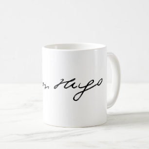 Victor Hugo signature autograph writer culture lit Coffee Mug