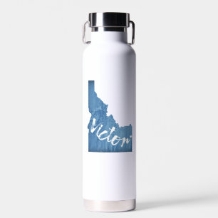 Victor Idaho Wood Grain Water Bottle