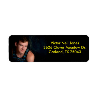 Victor Neil Jones return address label