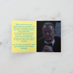 Victor Newman Birthday Card